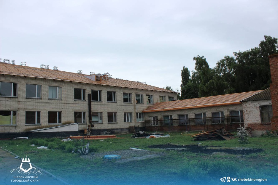 В Шебекинском городском округе начался ремонт Булановской школы