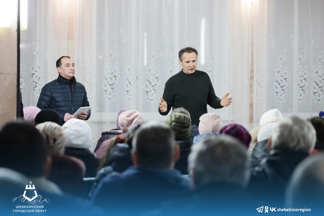 Вячеслав Гладков и Владимир Жданов встретились с жителями села Середа