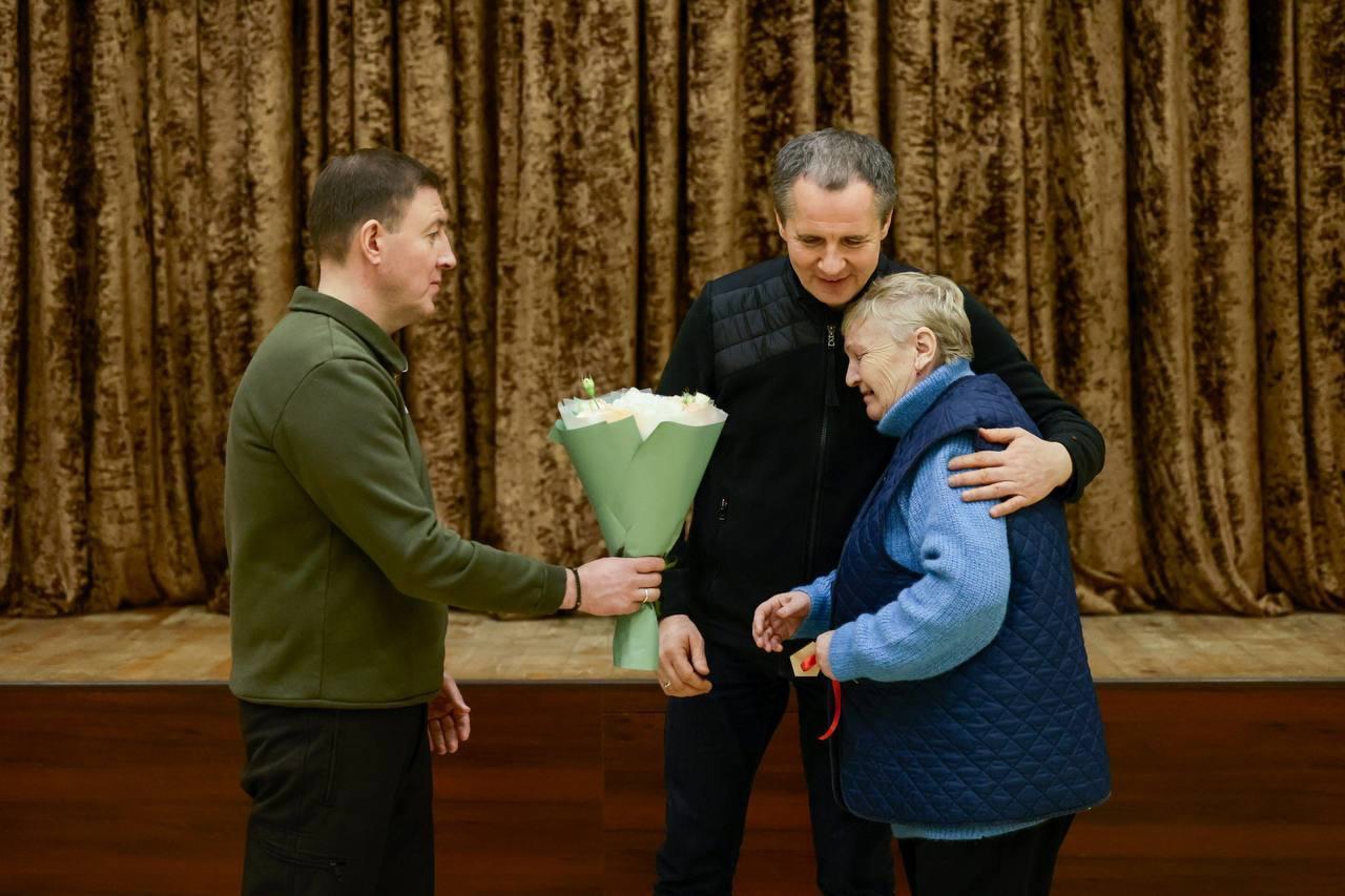 Вячеслав Гладков посетил Шебекино вместе с Андреем Турчаком.