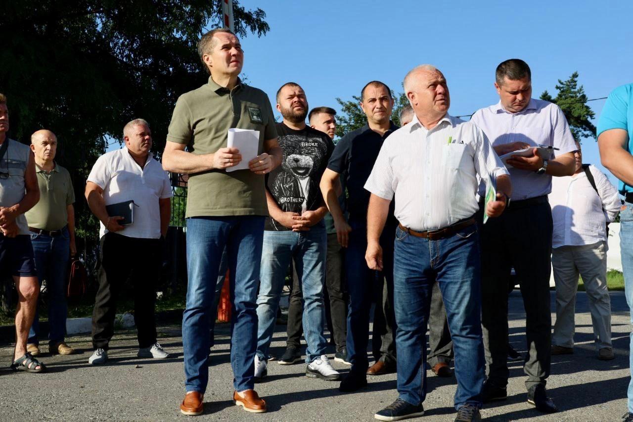 Губернатор Белгородской области в ходе рабочей поездки в Шебекинский городской округ посетил Новую Таволжанку.