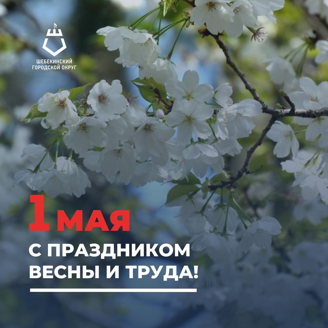 Поздравляем с праздником Весны и Труда!.