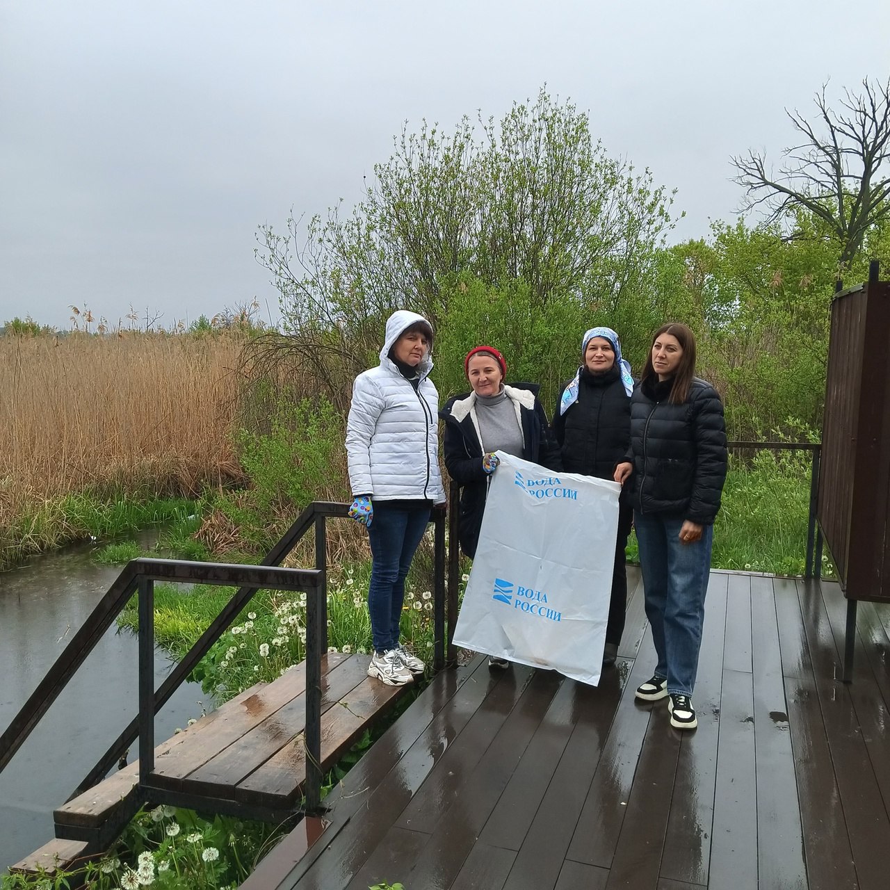 В селе Зимовенька Шебекинского округа прошла всероссийская акция «Вода России».