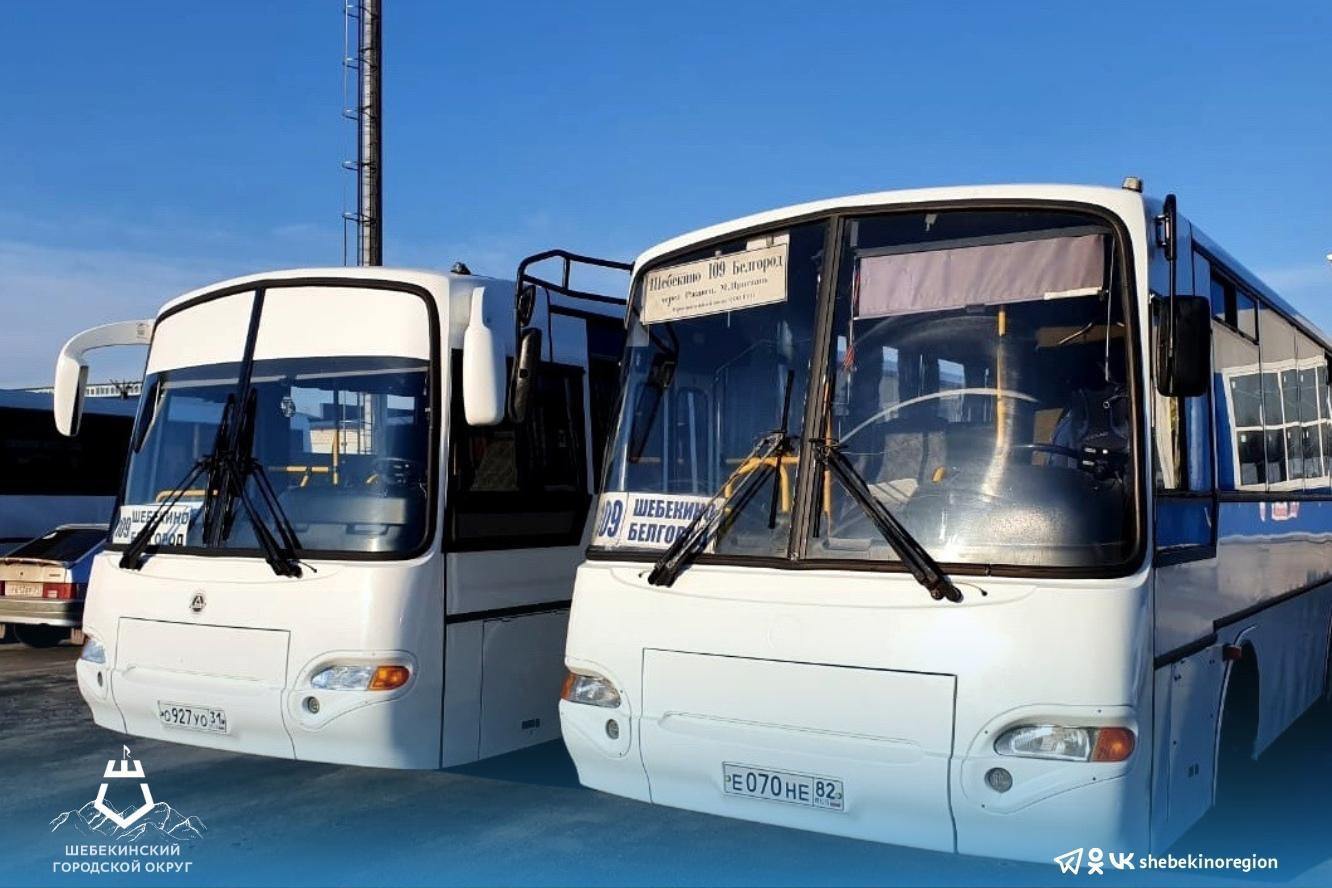 В праздничные дни общественный транспорт Шебекинского городского округа будет работать в режиме выходного дня