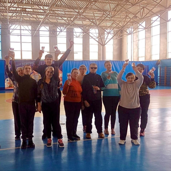 Шебекинцы с ограниченными возможностями здоровья показали свои спортивные навыки.