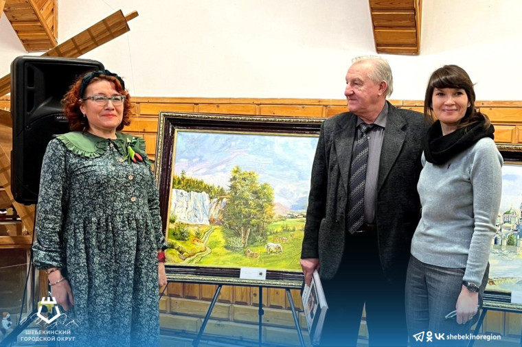 В Купинском центре традиционной культуры и ремесёл открылась персональная выставка шебекинского художника Владимира Линникова «Память сердца».