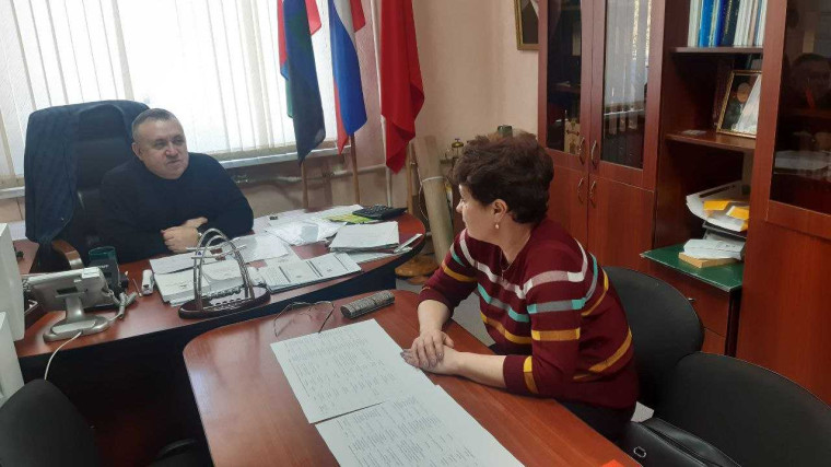 Председатель Шебекинской ТИК проводит рабочие встречи  с главами территориальных администраций.