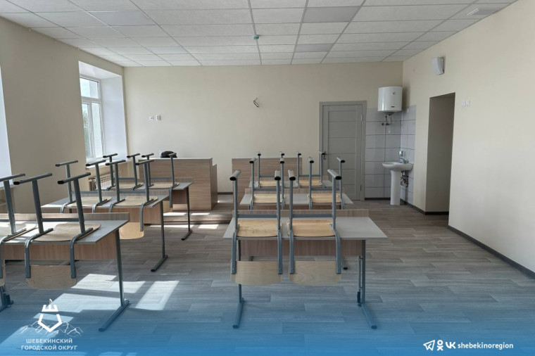 В Верхнеберёзовской школе продолжается ремонт.
