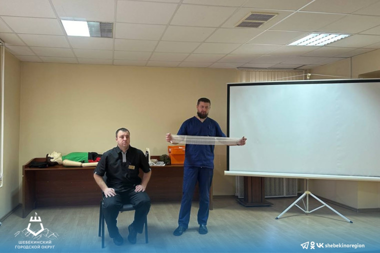 В Шебекинском городском округе продолжаются занятия по оказанию первой медицинской помощи.