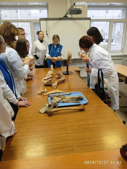 Ученики медицинских классов приняли участие в профориентационном мероприятии «Университетские субботы».