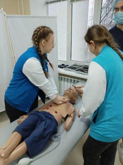 Ученики медицинских классов приняли участие в профориентационном мероприятии «Университетские субботы».