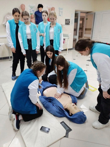 Ученики медицинских классов приняли участие в профориентационном мероприятии «Университетские субботы».