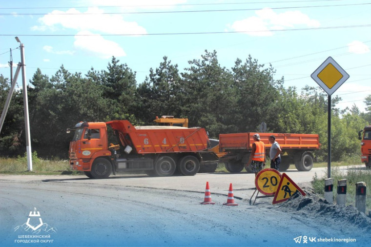 В округе приступили к капитальному ремонту областной дороги Шебекино–Муром–Середа.