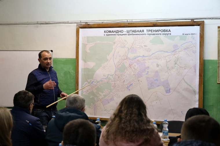 В городе Шебекино проходят плановые учения в рамках реализации программы мероприятий по гражданской обороне.